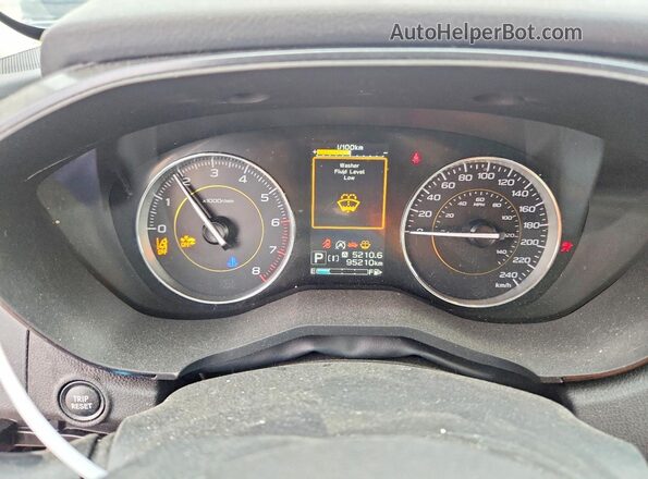 JF2GTHSC8MH650344 2021 SUBARU CROSSTREK Black ხელსაწყოთა პანელის ხედი