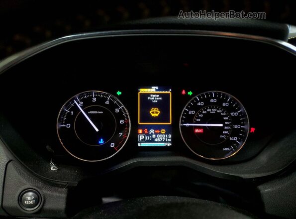 JF2GTHSC9MH261129 2021 SUBARU CROSSTREK Silver Widok zestawu wskaźników