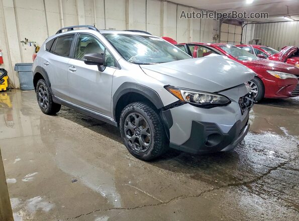 JF2GTHSC9MH261129 2021 SUBARU CROSSTREK Silver Przód prawy