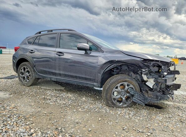 JF2GTHSC9MH651664 2021 SUBARU CROSSTREK Серый Передняя правая четверть