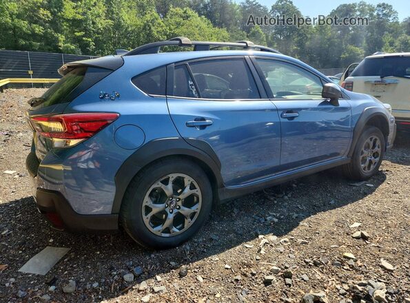JF2GTHSC9MH685040 2021 SUBARU CROSSTREK Синий Задняя правая четверть