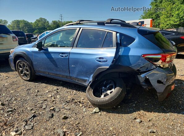 JF2GTHSC9MH685040 2021 SUBARU CROSSTREK Синий Задняя левая четверть