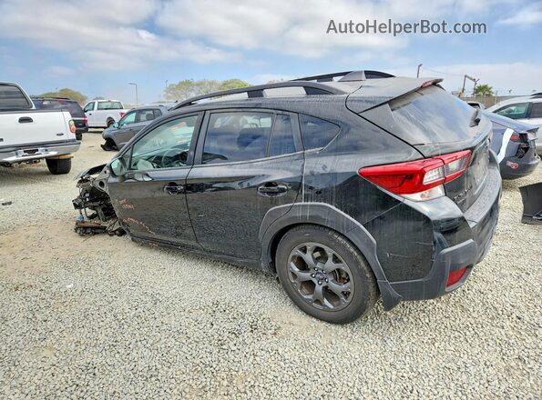 JF2GTHSC9NH222185 2022 SUBARU CROSSTREK Черный Задняя левая четверть