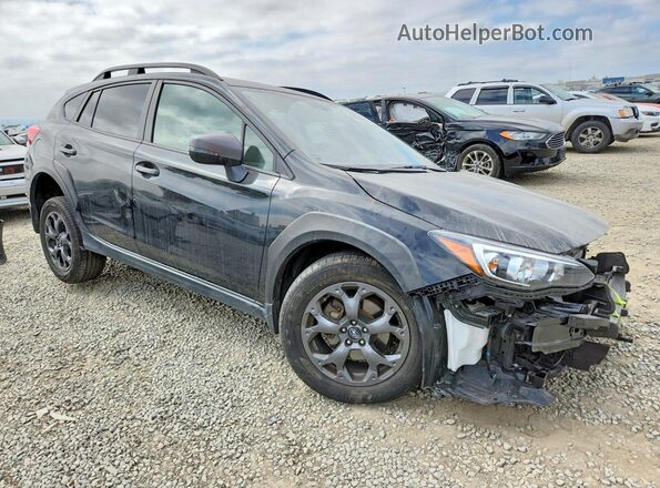 JF2GTHSC9NH222185 2022 SUBARU CROSSTREK Черный Передняя правая четверть