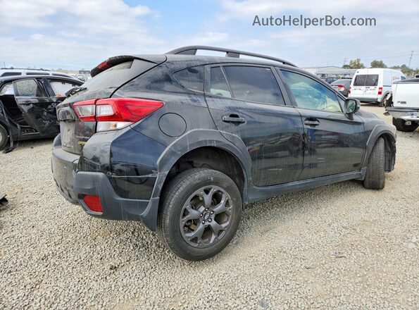 JF2GTHSC9NH222185 2022 SUBARU CROSSTREK Черный Задняя правая четверть