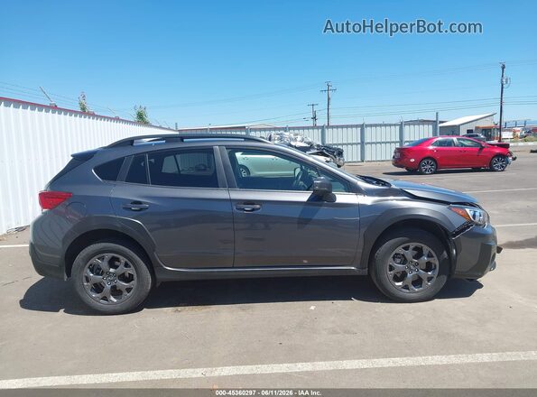 JF2GTHSC9NH241917 2022 SUBARU CROSSTREK Gray Rear interior view
