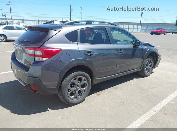 JF2GTHSC9NH241917 2022 SUBARU CROSSTREK Gray Rear right