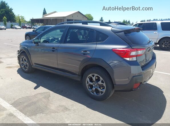 JF2GTHSC9NH241917 2022 SUBARU CROSSTREK Gray Rear left