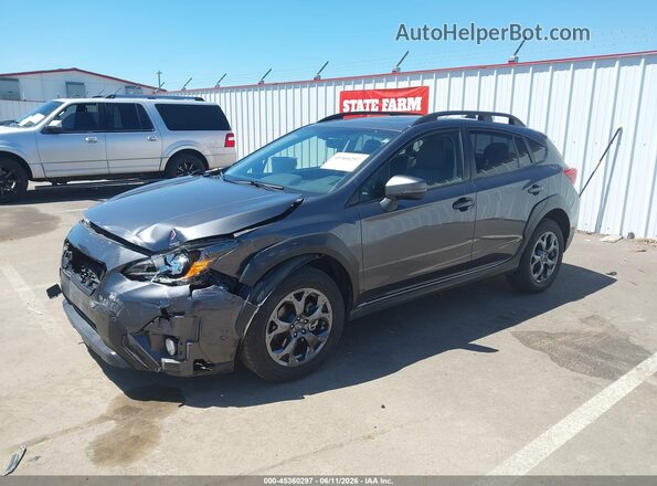 JF2GTHSC9NH241917 2022 SUBARU CROSSTREK Gray Front left