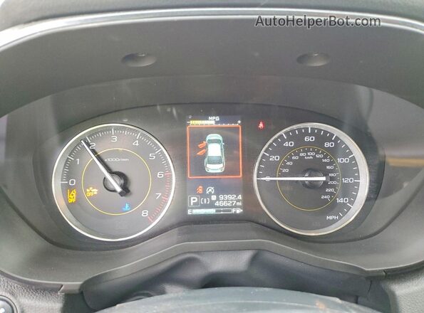 JF2GTHSC9PH269560 2023 SUBARU CROSSTREK White Instrument cluster view