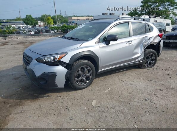 JF2GTHSCXPH231447 2023 SUBARU CROSSTREK Silver Передня ліва чверть