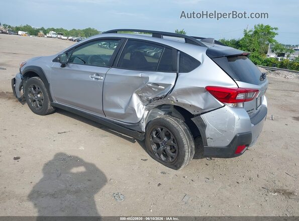 JF2GTHSCXPH231447 2023 SUBARU CROSSTREK Silver Задня ліва чверть