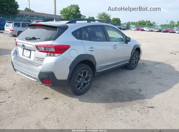 JF2GTHSCXPH231447 2023 SUBARU CROSSTREK Silver Задня права чверть