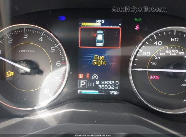 JF2GTHSCXPH231447 2023 SUBARU CROSSTREK Silver Панорамний вид салону 360°
