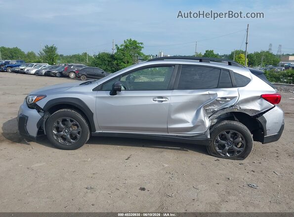 JF2GTHSCXPH231447 2023 SUBARU CROSSTREK Silver Вид задньої частини салону