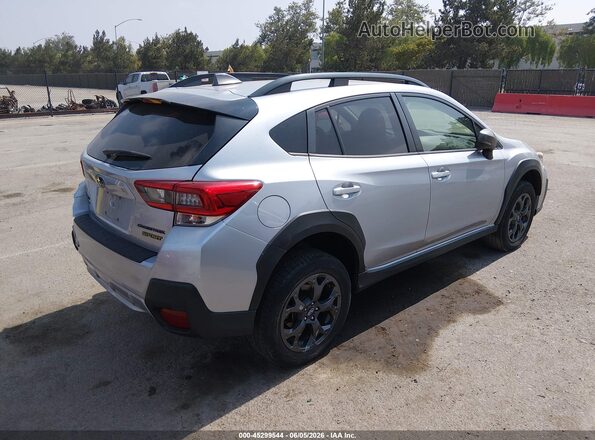 JF2GTHSCXPH236339 2023 SUBARU CROSSTREK Silver Trasero derecho