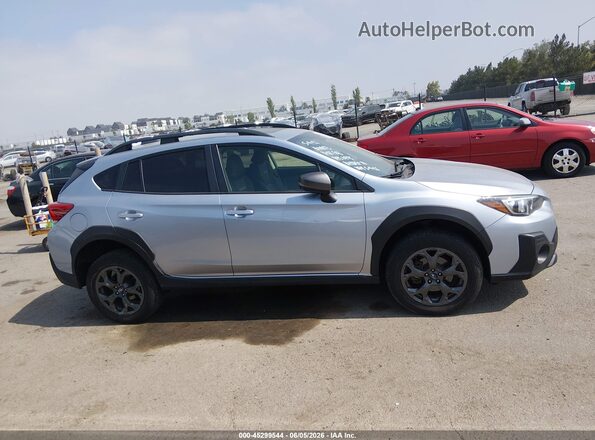 JF2GTHSCXPH236339 2023 SUBARU CROSSTREK Silver Vista interior de 360 grados