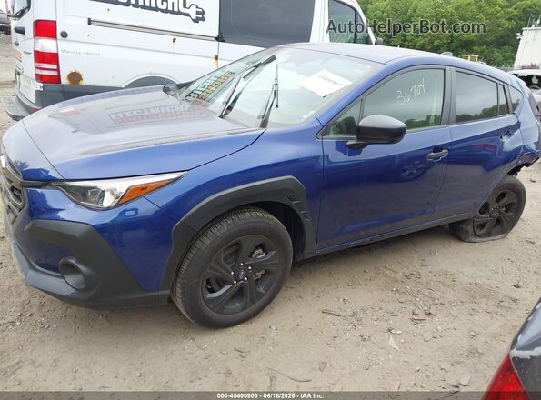 JF2GUABC0R8319527 2024 SUBARU CROSSTREK Синий Передняя левая четверть