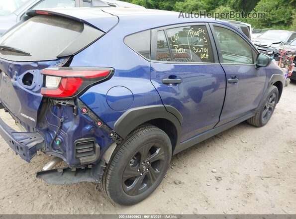 JF2GUABC0R8319527 2024 SUBARU CROSSTREK Синий Задняя правая четверть
