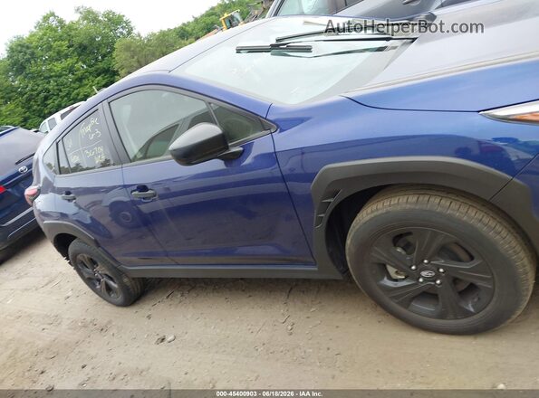 JF2GUABC0R8319527 2024 SUBARU CROSSTREK Синий Вид щитка приборов