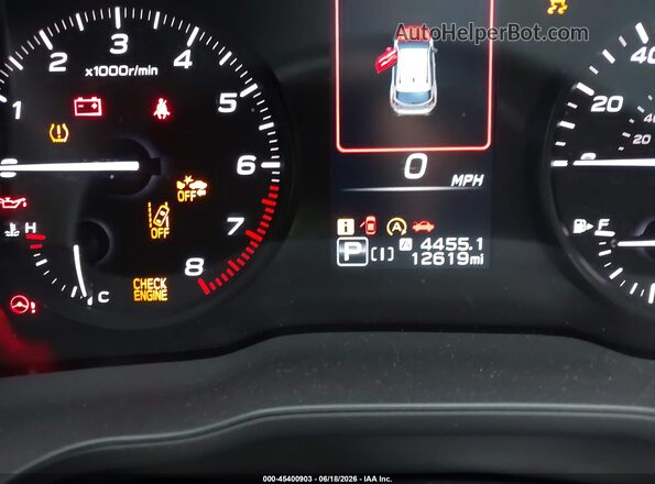 JF2GUABC0R8319527 2024 SUBARU CROSSTREK Синий Панорамный вид салона 360°