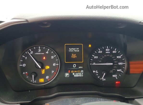 JF2GUABC4RH360372 2024 SUBARU CROSSTREK Blue ხელსაწყოთა პანელის ხედი