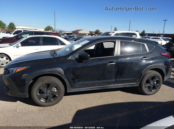 JF2GUABC8SH297282 2025 SUBARU CROSSTREK Black Սալոնի 360 աստիճան տեսք