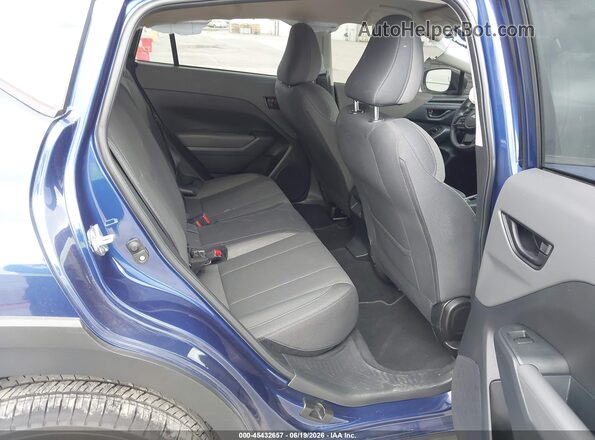 JF2GUABC9R8870054 2024 SUBARU CROSSTREK Blue Widok naklejki z numerem VIN