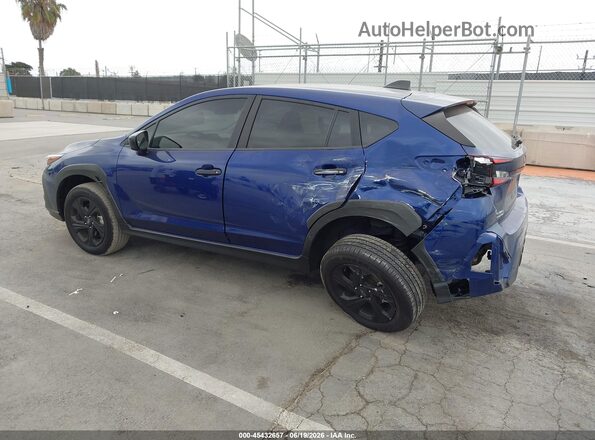 JF2GUABC9R8870054 2024 SUBARU CROSSTREK Blue Tył lewy
