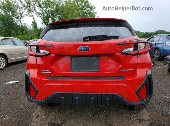 JF2GUABC9R8915767 2024 SUBARU CROSSTREK Красный Вид сзади