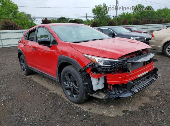 JF2GUABC9R8915767 2024 SUBARU CROSSTREK Красный Передняя правая четверть