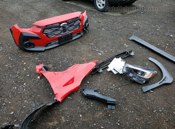 JF2GUABC9R8915767 2024 SUBARU CROSSTREK Красный Вид подкапотного пространства