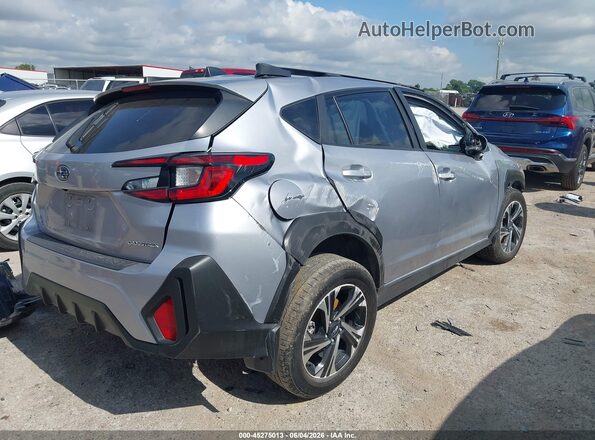 JF2GUADC0R8252604 2024 SUBARU CROSSTREK Silver Հետևի աջ