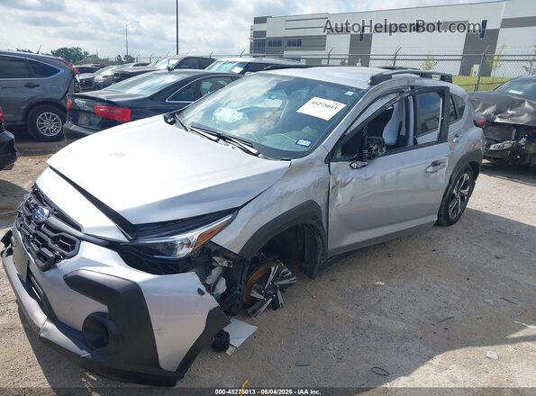 JF2GUADC0R8252604 2024 SUBARU CROSSTREK Silver Դիմացի տեսք