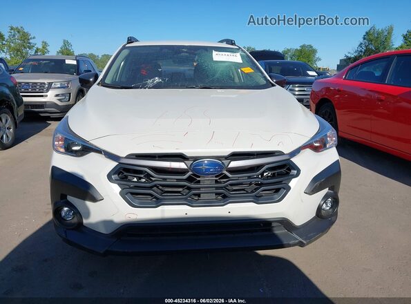 JF2GUADC1R8240798 2024 SUBARU CROSSTREK Белый Вид щитка приборов