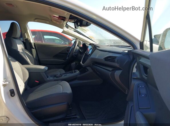 JF2GUADC1R8240798 2024 SUBARU CROSSTREK Белый Вид салона спереди