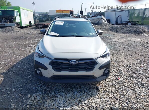 JF2GUADC1R8268276 2024 SUBARU CROSSTREK White Առջևի վահանակի տեսք