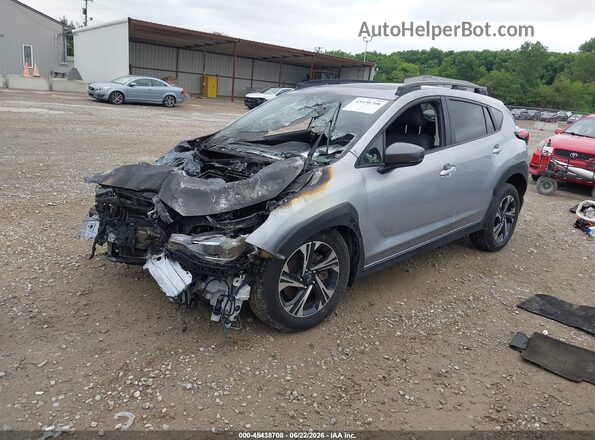 JF2GUADC1R8878257 2024 SUBARU CROSSTREK Серебряный Передняя левая четверть