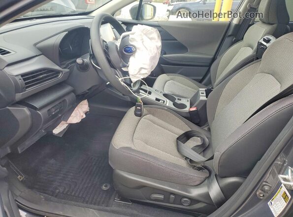 JF2GUADC1RH226299 2024 SUBARU CROSSTREK Gray წინა სალონის ხედი