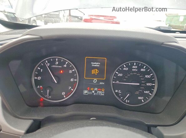 JF2GUADC1RH226299 2024 SUBARU CROSSTREK Gray ხელსაწყოთა პანელის ხედი