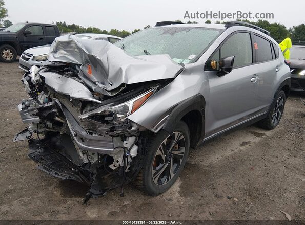JF2GUADC2R8244391 2024 SUBARU CROSSTREK Серебряный Передняя левая четверть