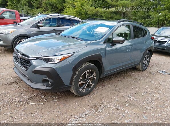 JF2GUADC2RH361968 2024 SUBARU CROSSTREK Gray წინა მარცხენა ხედი სამი მეოთხედიდან