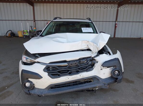 JF2GUADC2RH896394 2024 SUBARU CROSSTREK White წინა ხედი