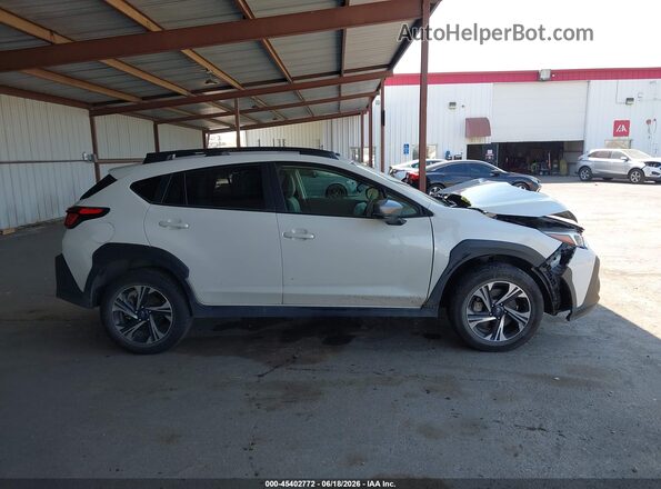 JF2GUADC2RH896394 2024 SUBARU CROSSTREK White უკანა სალონის ხედი