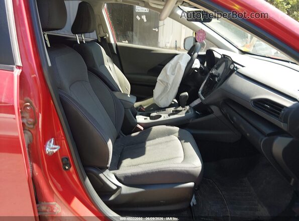 JF2GUADC4R8317034 2024 SUBARU CROSSTREK Red Front interior view
