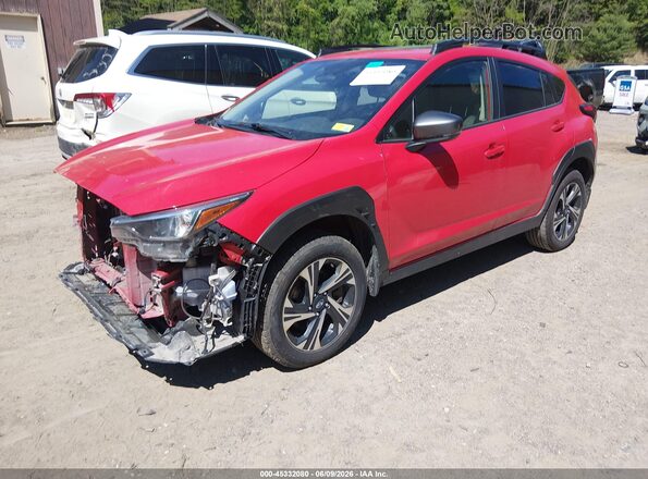 JF2GUADC4R8317034 2024 SUBARU CROSSTREK Red Front left