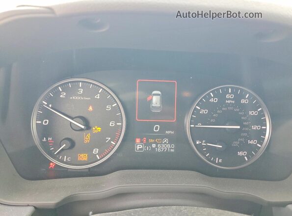 JF2GUADC4RH861582 2024 SUBARU CROSSTREK Blue ხელსაწყოთა პანელის ხედი