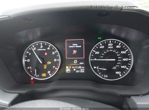JF2GUADC5RH873529 2024 SUBARU CROSSTREK Black Widok tylnych siedzeń