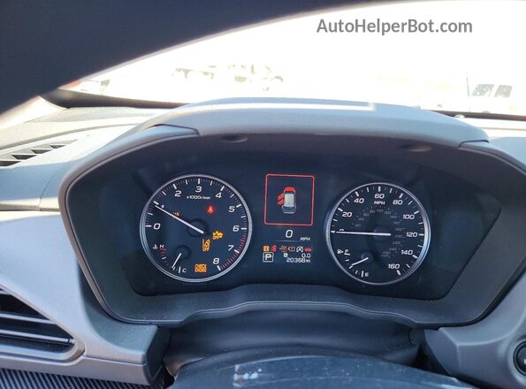 JF2GUADC6R8299412 2024 SUBARU CROSSTREK Blue Вид щитка приладів