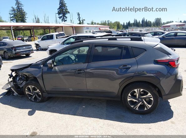 JF2GUADC7R8309221 2024 SUBARU CROSSTREK Gray Սալոնի 360 աստիճան տեսք